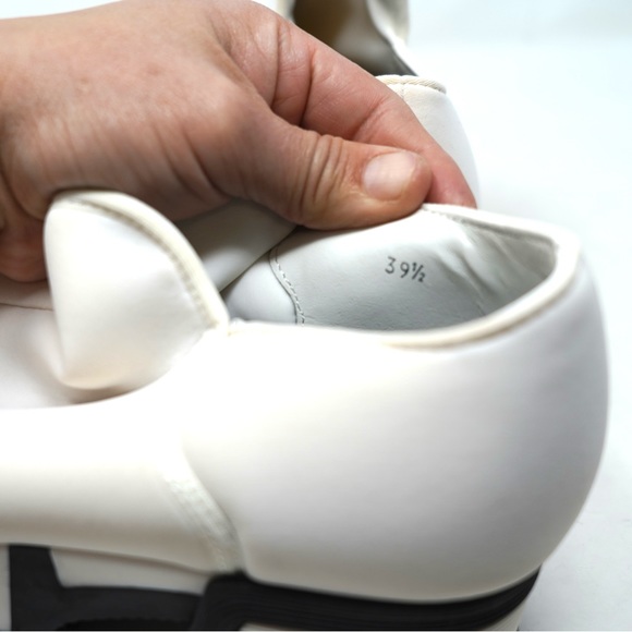 iRi NYC Black & White Neoprene Loafer Platform Shoes WES I Low Top EU 39.5 US 9 - Picture 6 of 8